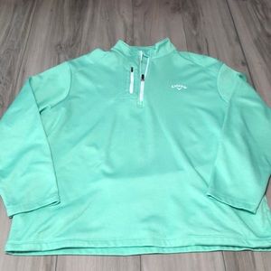 Callaway logo fleeced lined golf top size xxl